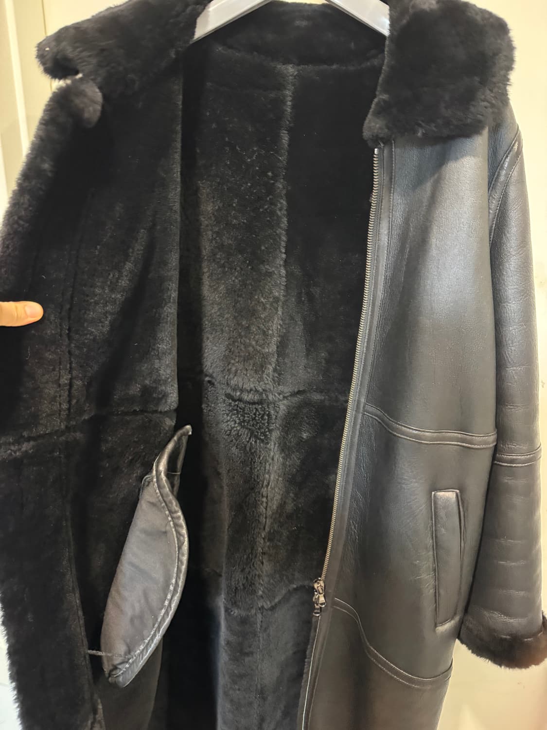 페이퍼문 램스킨 무스탕 상품이미지6