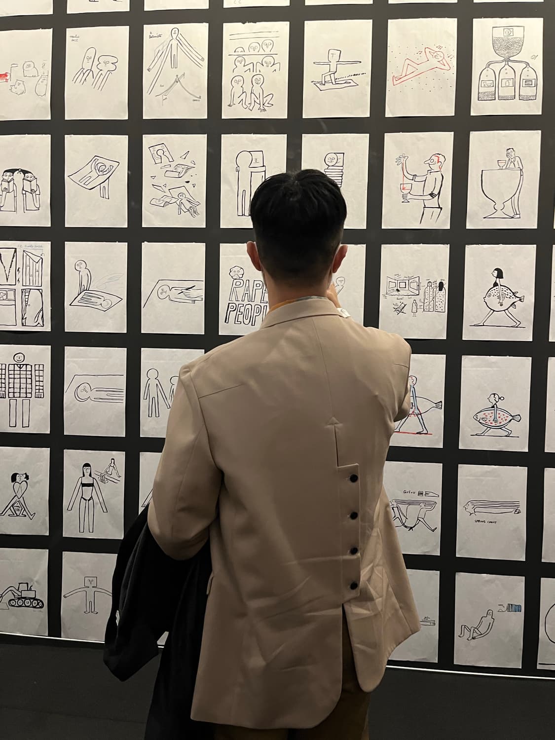 XL) 이얼즈어고 자켓 years ago 베이지 블레이저 상품이미지4