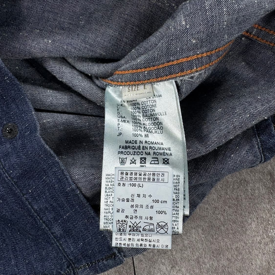 디젤 데님 셔츠  상품이미지5