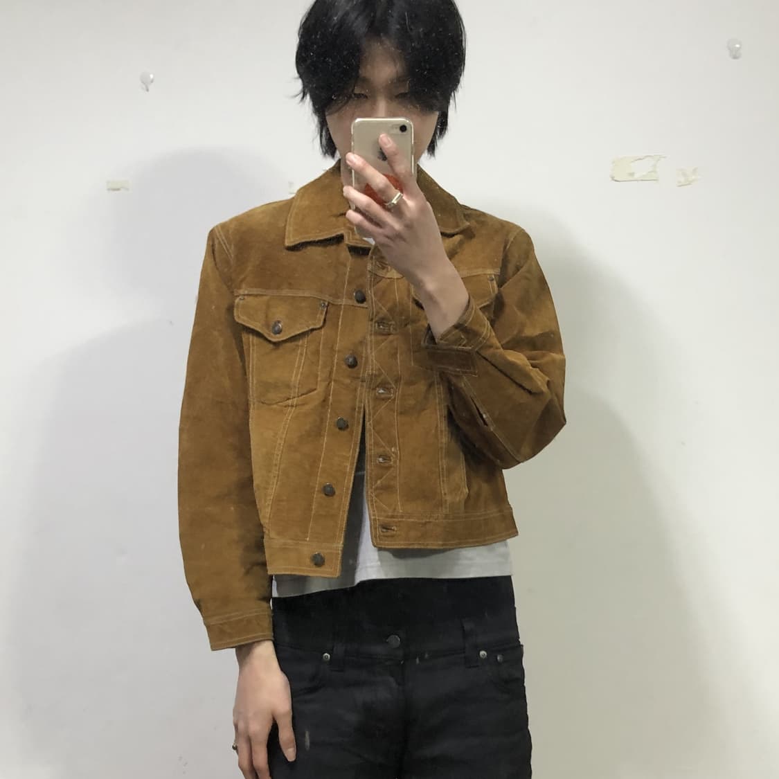 C&A 레더 트러커 자켓  상품이미지3