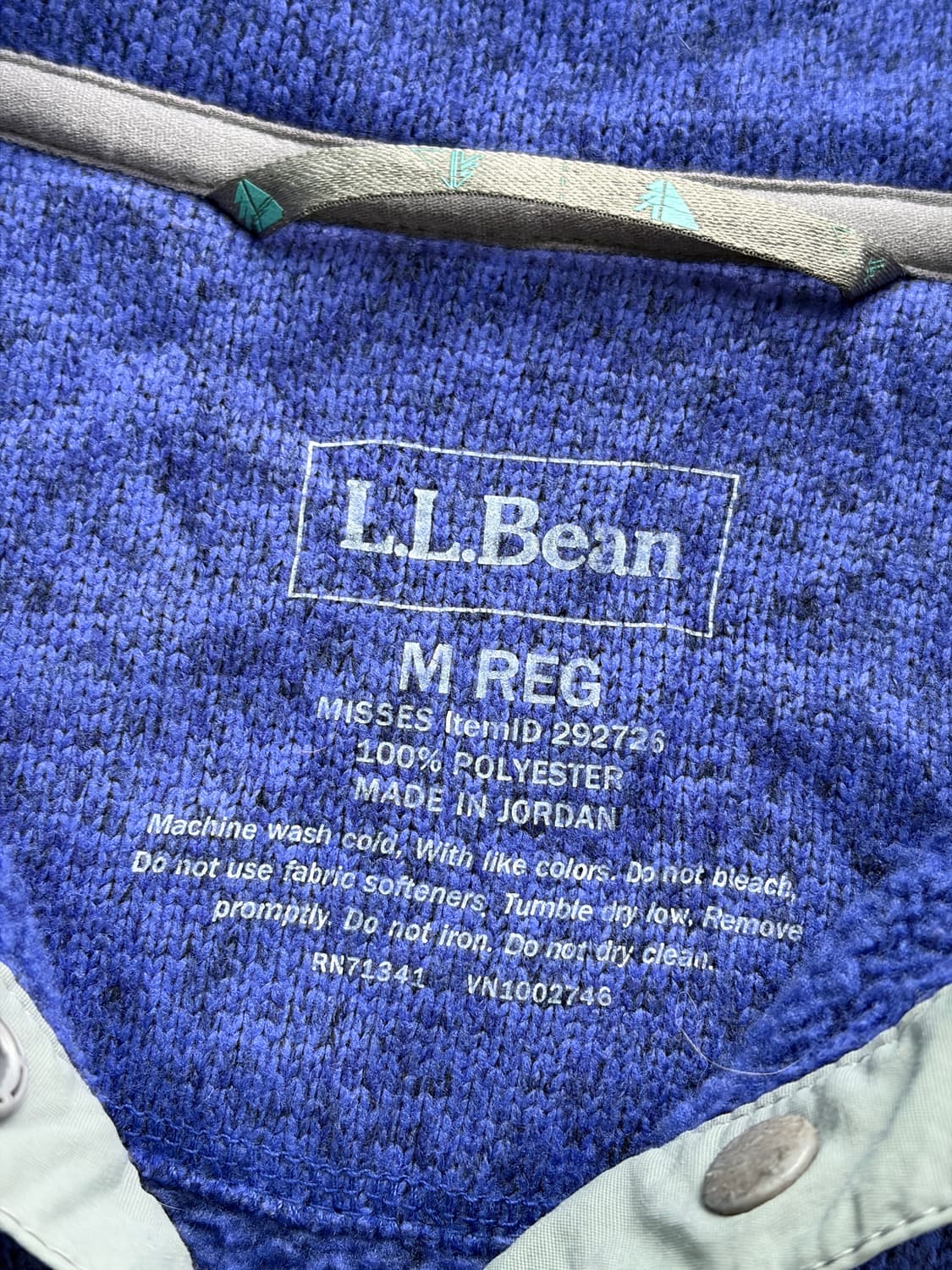 LLBean 엘엘빈 신칠라 감성 아노락 니트 플리스 M (100) 상품이미지6