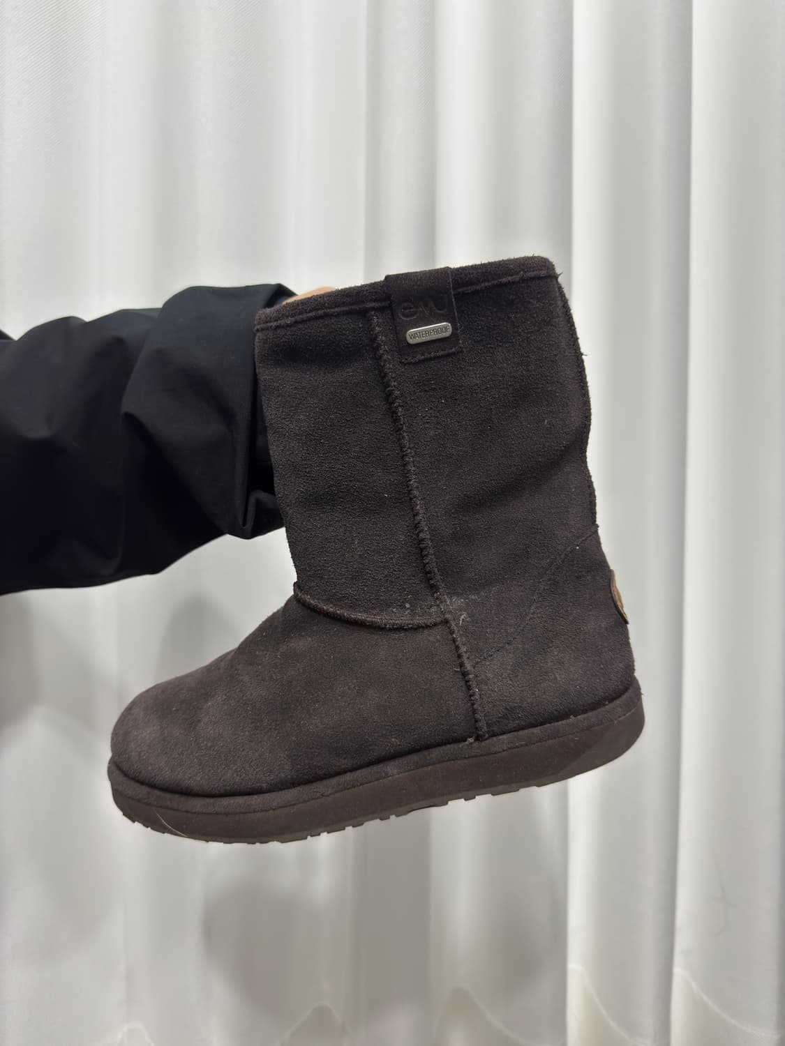evu brown fur boots 상품이미지6
