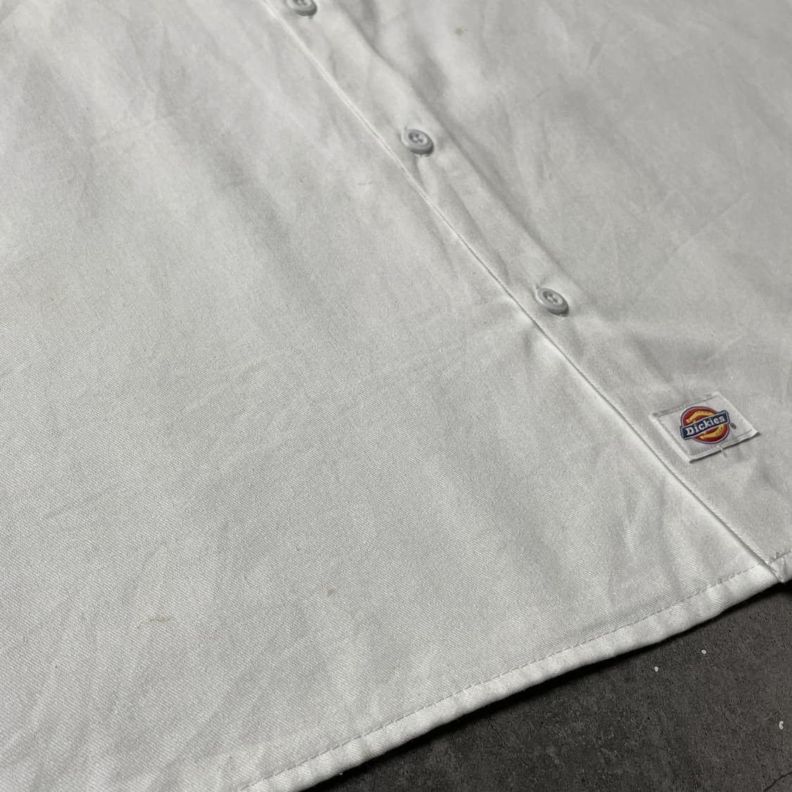DICKIES 디키즈 화이트 플랩포켓 반팔 워크셔츠 A01130 상품이미지5