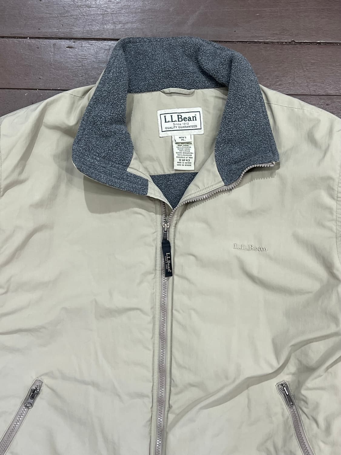 엘엘빈 봄버 후리스 자켓 상품이미지3