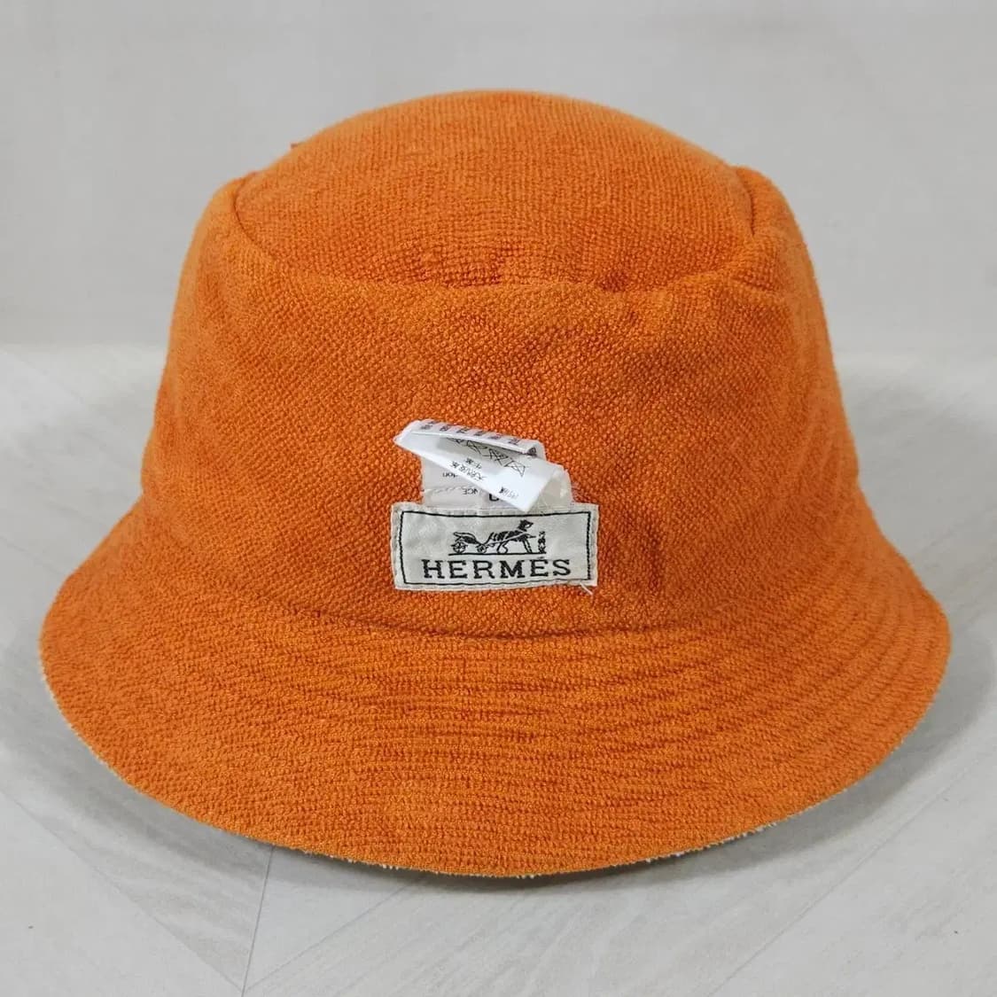 58~60 에르메스 양면 버킷햇 오렌지 리버서블 HERMES 상품이미지1