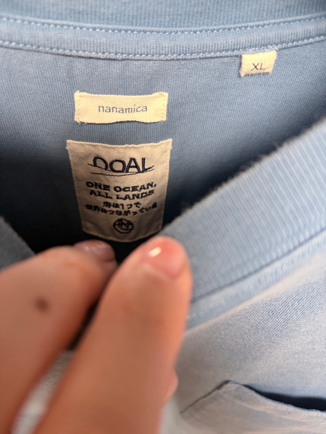 Nanamica 긴팔 포켓 티셔츠 XL 상품이미지3