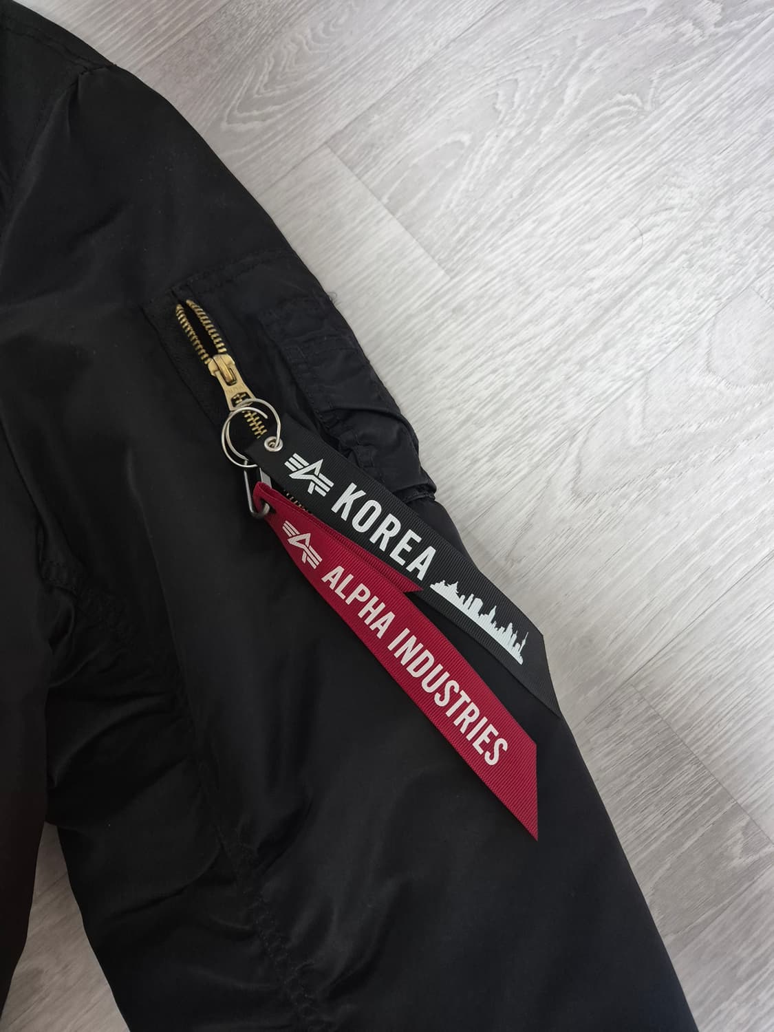 알파인더스트리 ma-1 블랙 XL 상품이미지2