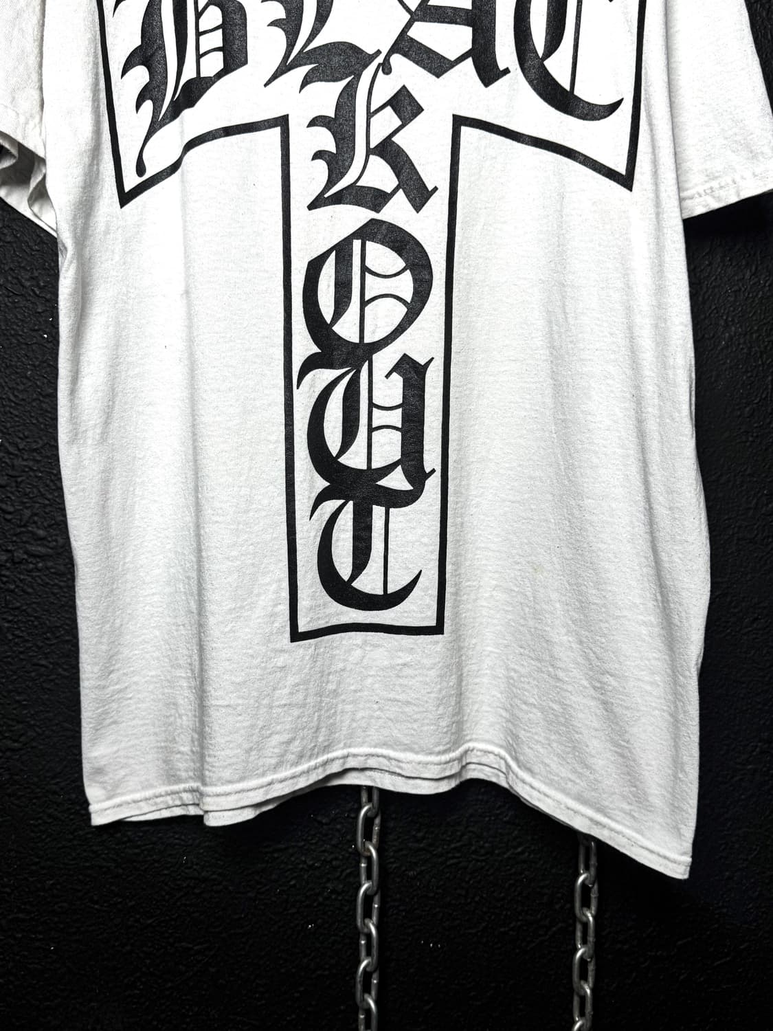 BLACK FLAME – Cross Logo Graphic T-Shirt 상품이미지3