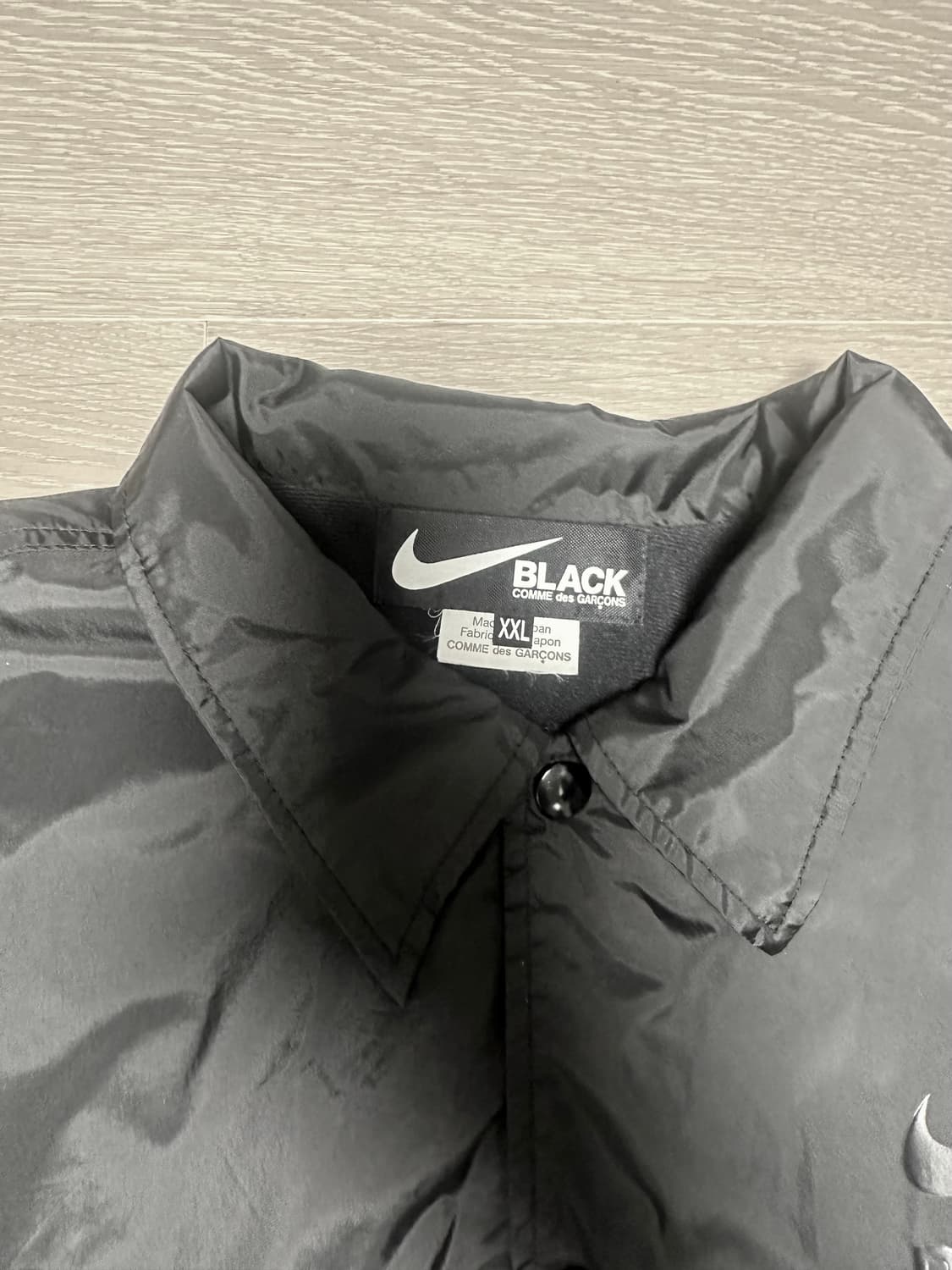 나이키 블랙 Comme des Garcons 코치 자켓 XXL 상품이미지4
