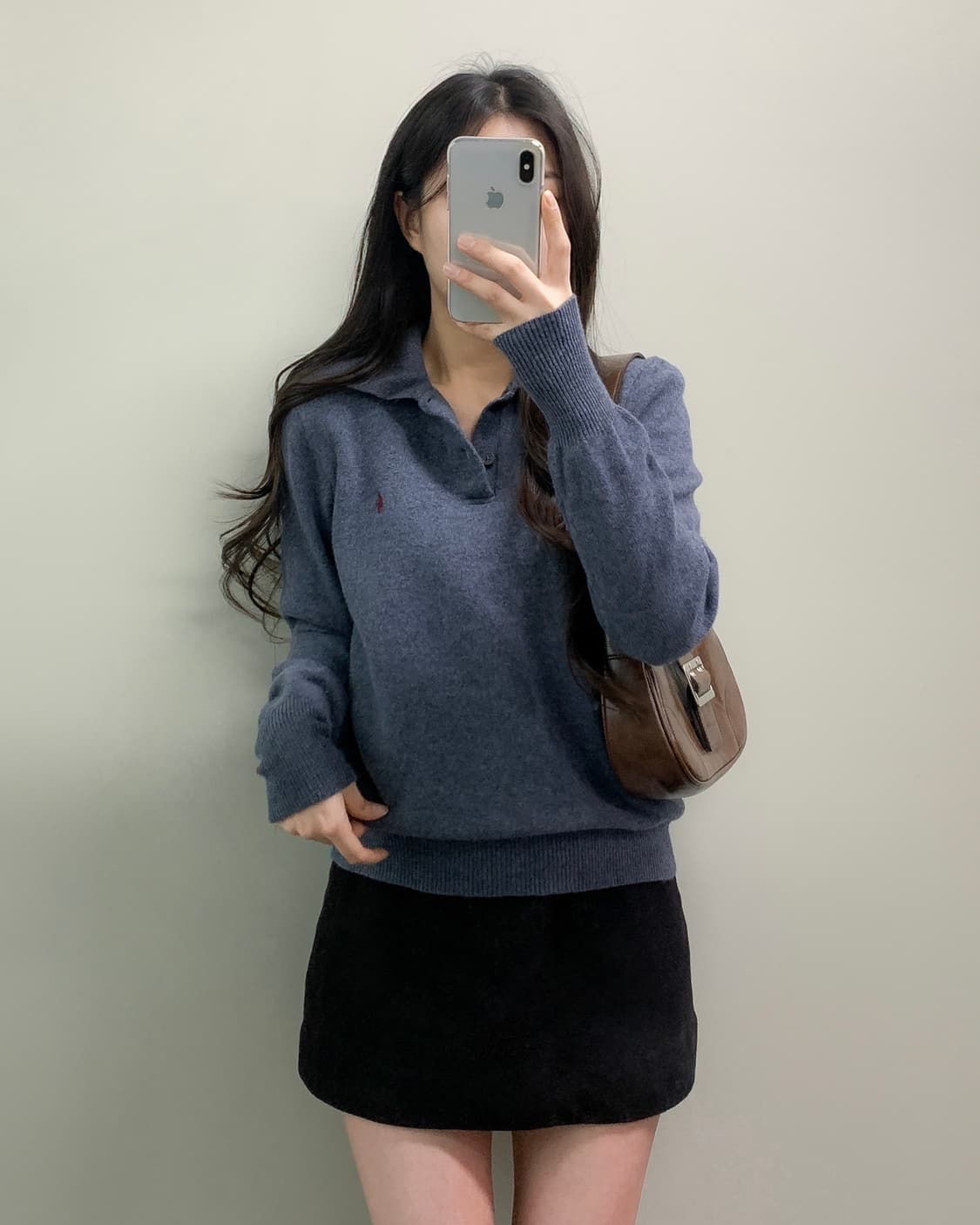 폴로 램스울 카라 니트 상품이미지2