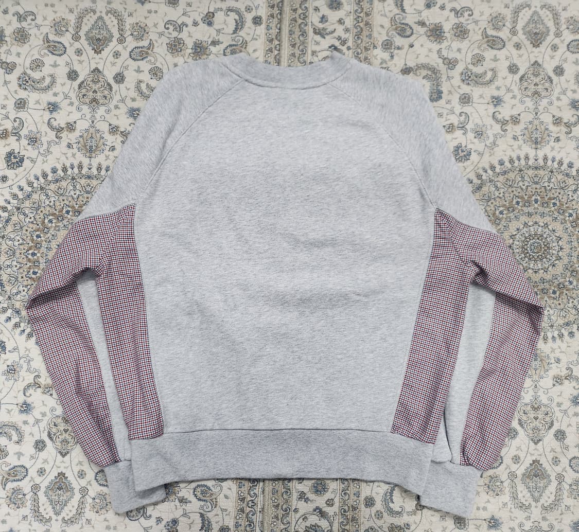 라코스테 그레이 체크 배색 맨투맨 36 (66반까지) 상품이미지3