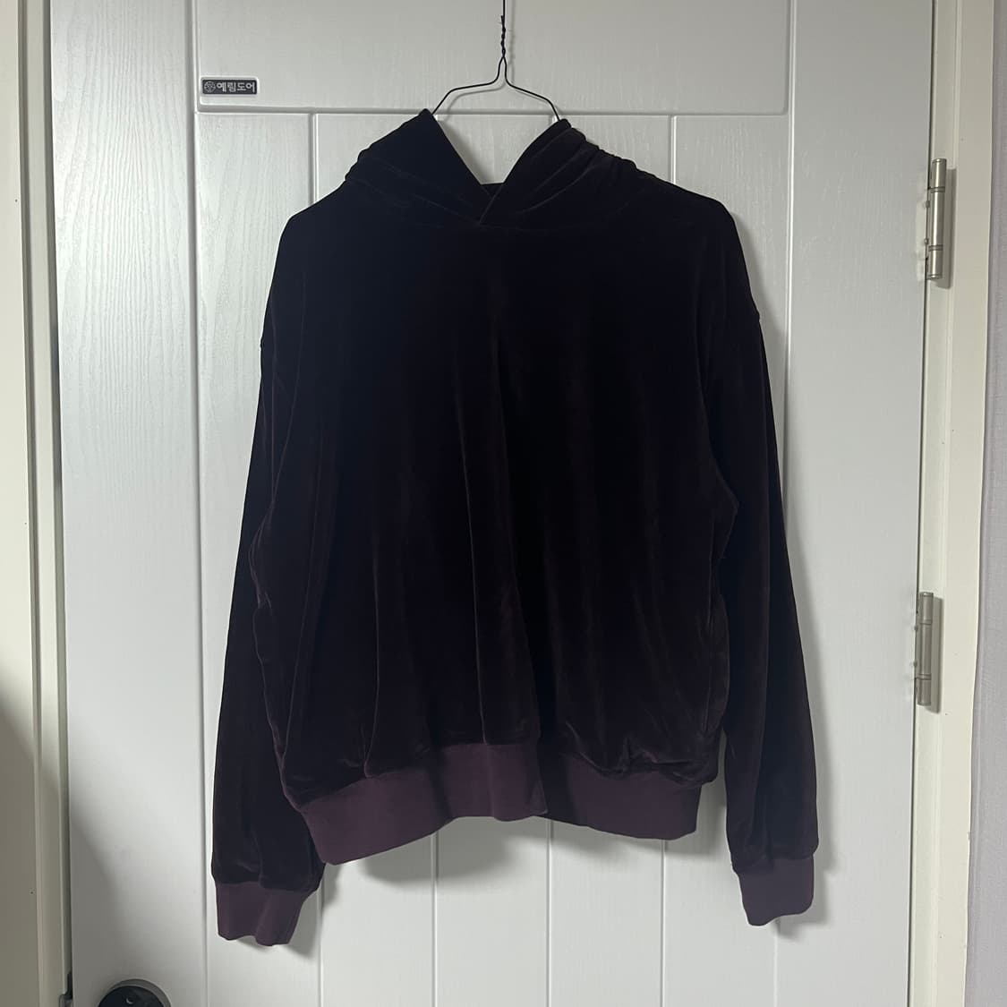 언유즈드 벨벳 후드 상품이미지1