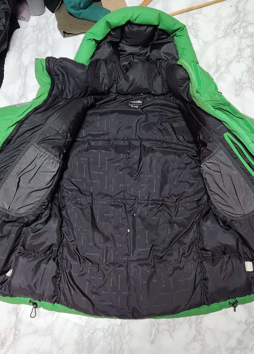 노스페이스 히말라야 그린 패딩 자켓 상품이미지4