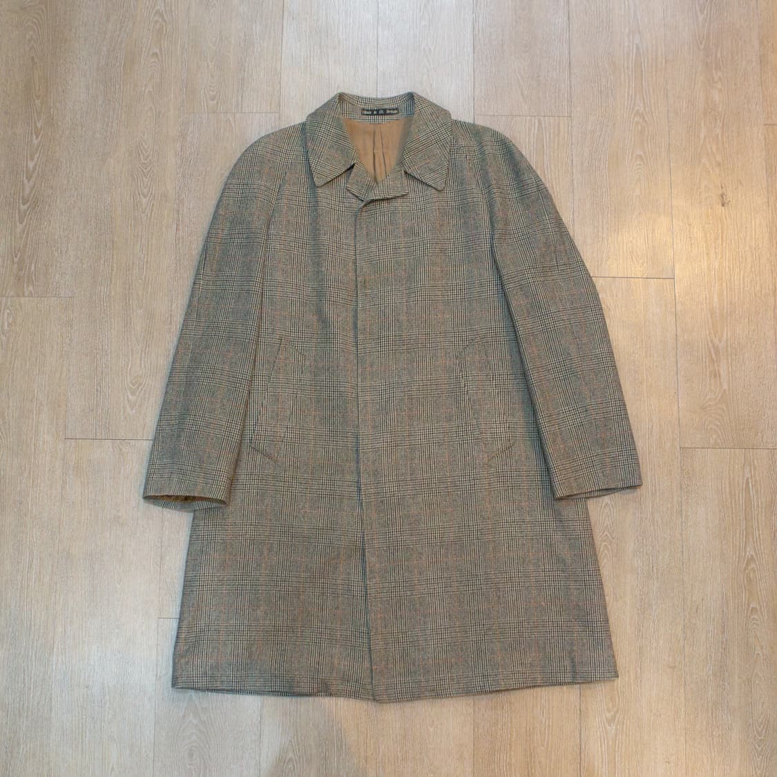 70s Dunn&co 하운드투스 울 맥코트 [Made in England 상품이미지1