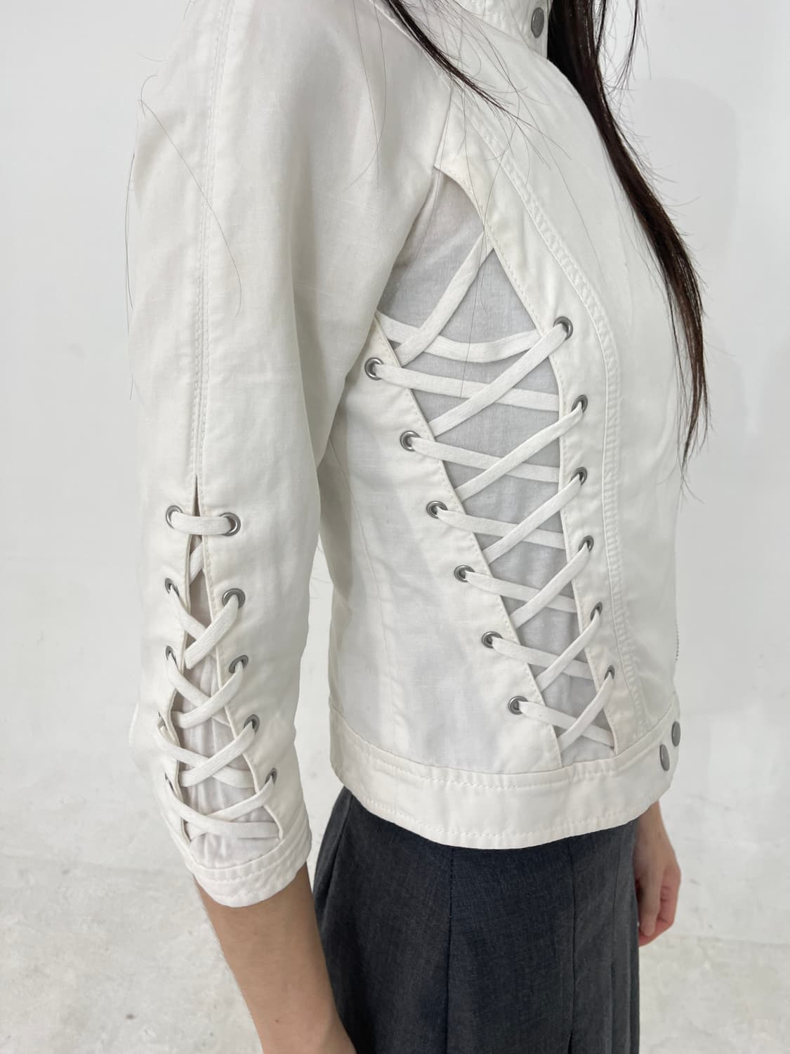Armani exchange corset design zipup jk 상품이미지1