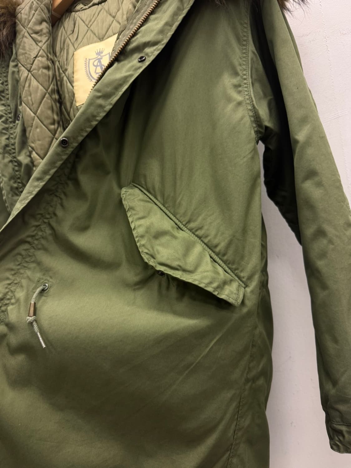 AS65 리얼 야쿤 야상점퍼 L 여성용 (66~77)  상품이미지6