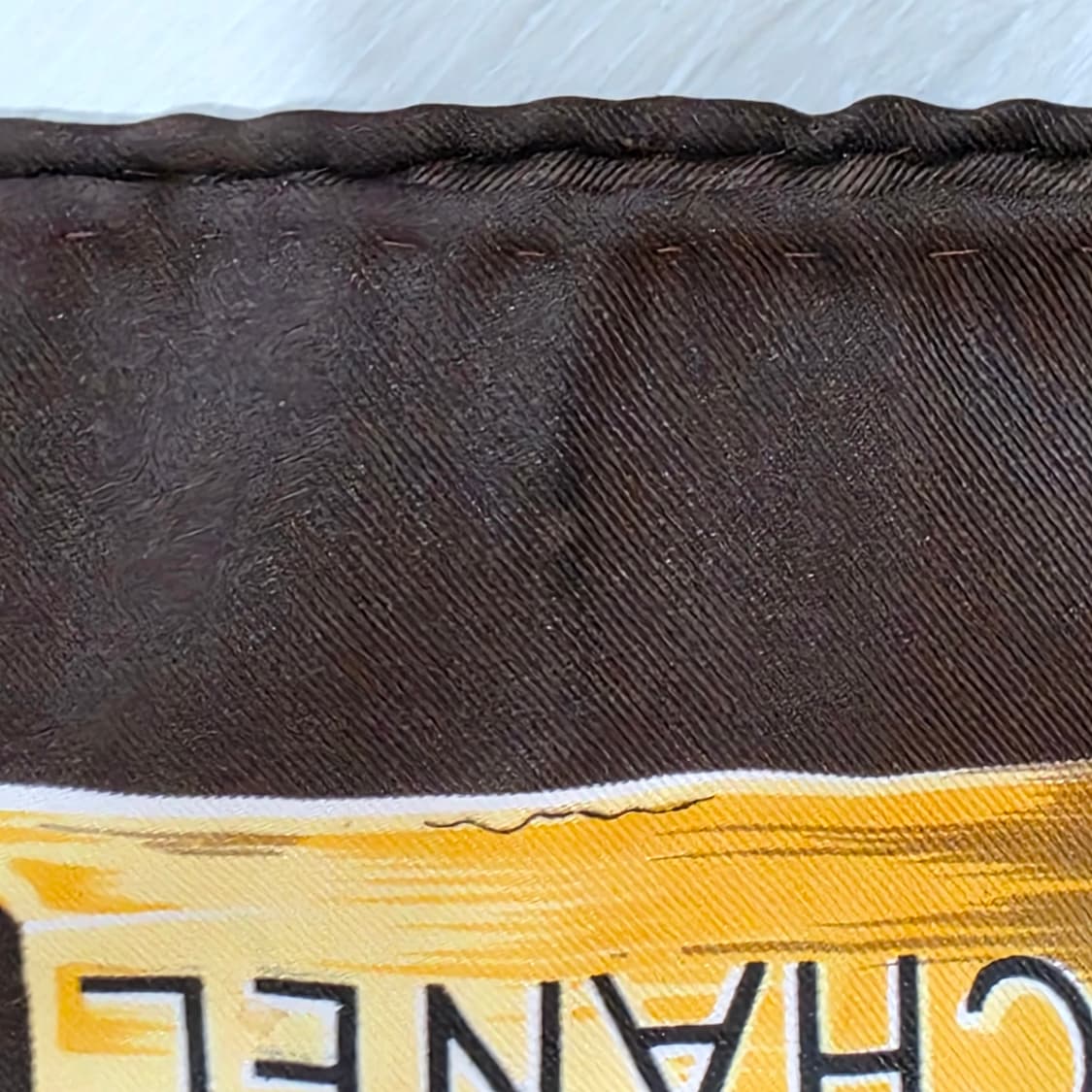 샤넬 chanel cc로고 체인 메달리온 패턴 빈티지 스카프 상품이미지7