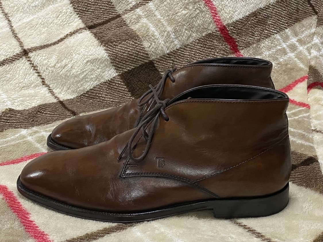 Tod’s 토즈 남성 데저트 부츠 6 (250) 브라운 상품이미지4