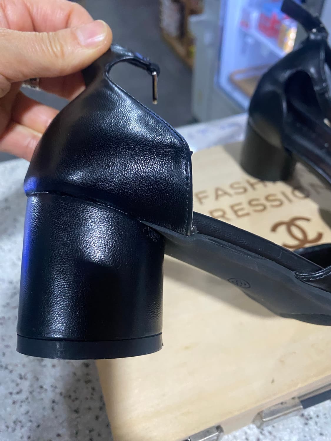 Grape myrtle 검정 구두 38사이즈 상품이미지9