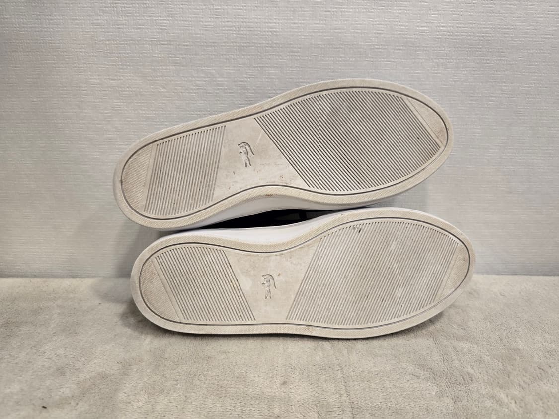 라코스테 여성 가죽 태슬 스니커즈 블랙 235~240 상품이미지8