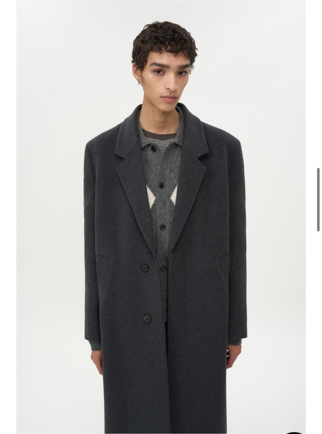 마펠 캐시미어 싱클 코트 멜란지  상품이미지2