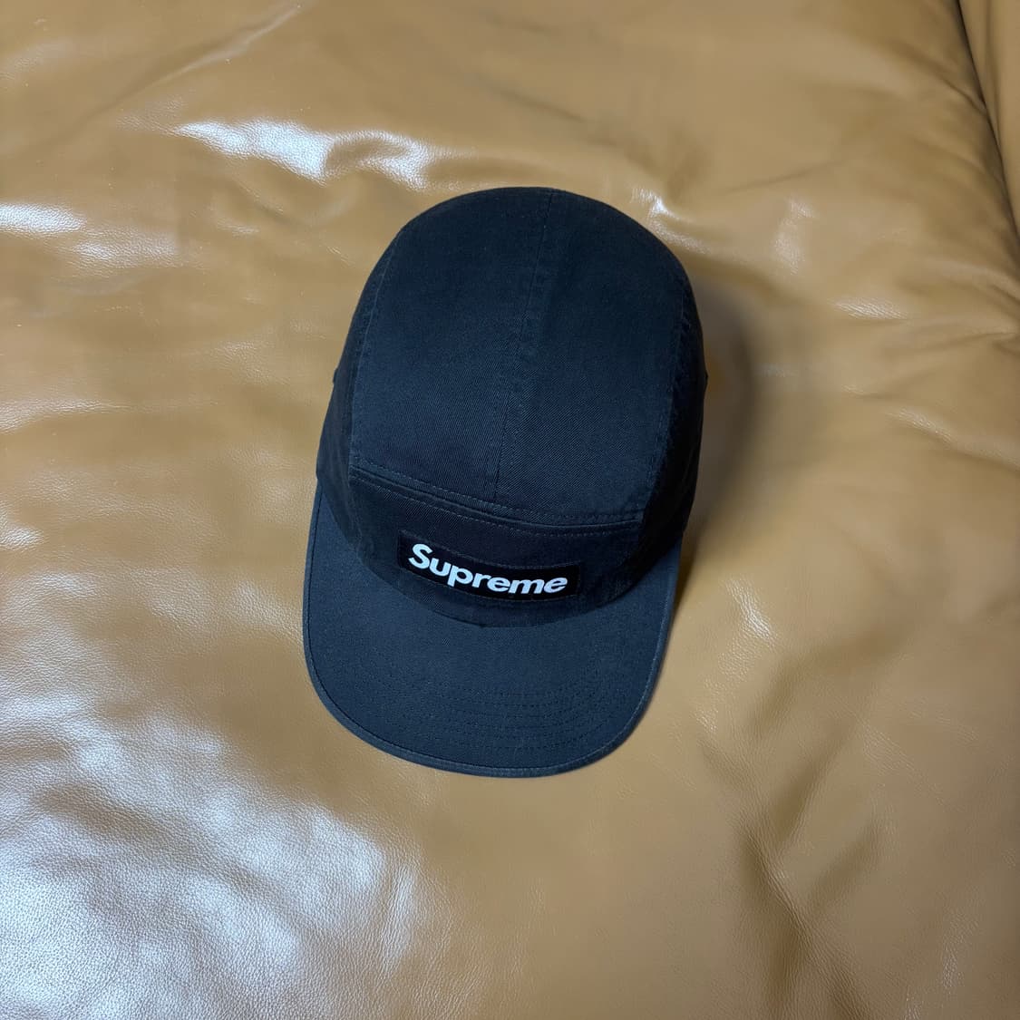 Supreme 슈프림 워시드 블랙 캠프캡 모자 (Washed Black) 상품이미지5