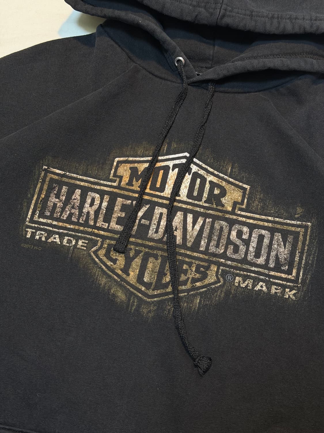 할리데이비슨 서울 드래곤 프린팅 후드티 블랙 상품이미지2