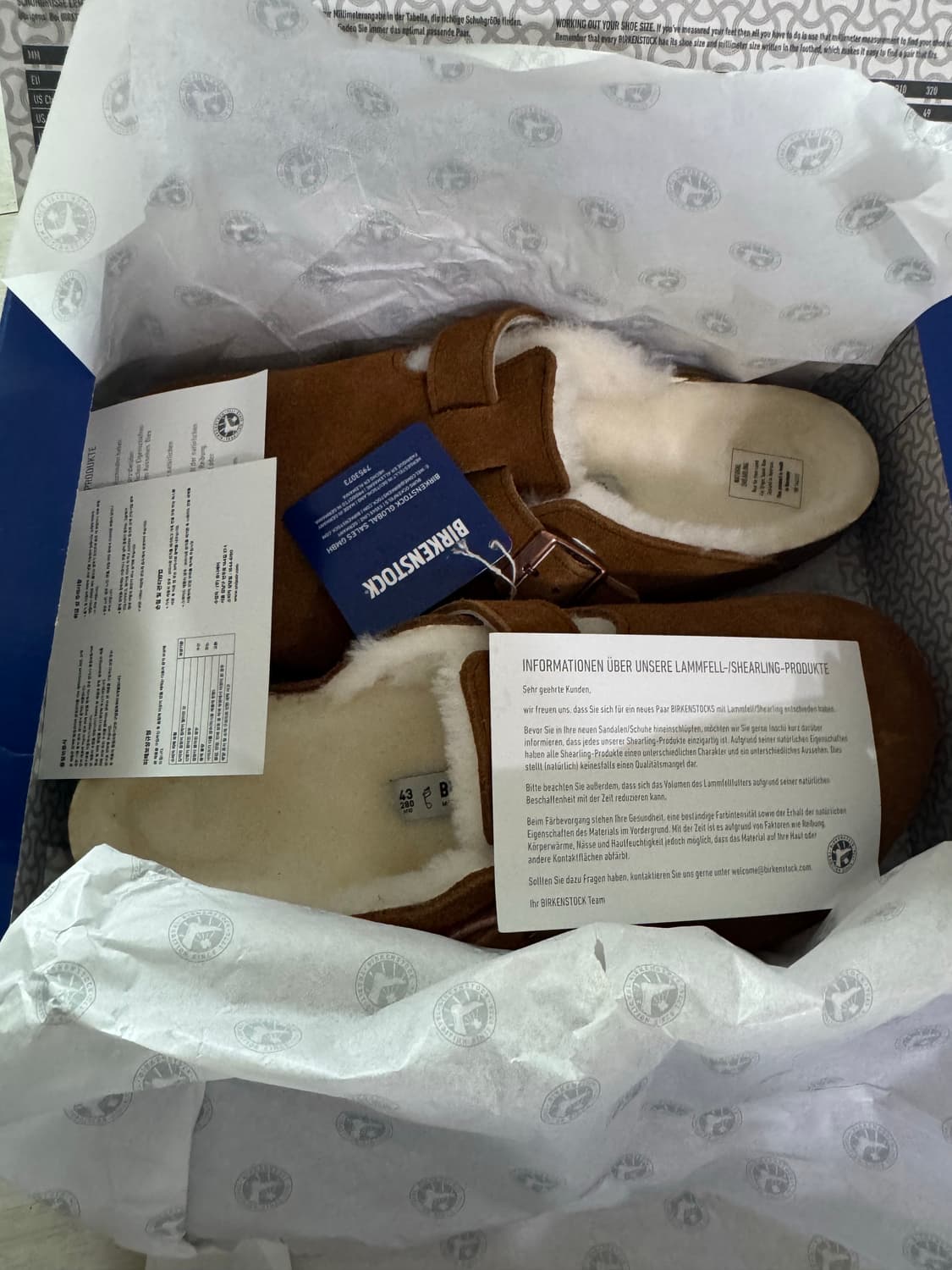 (새제품)버켄스탁 보스톤 시어링 밍크 컬러43( 280) 상품이미지10