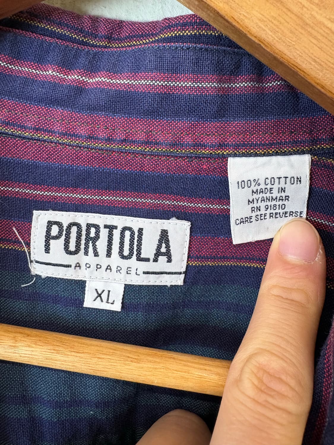 PORTOLA 멀티컬러 스트라이프 셔츠 상품이미지6