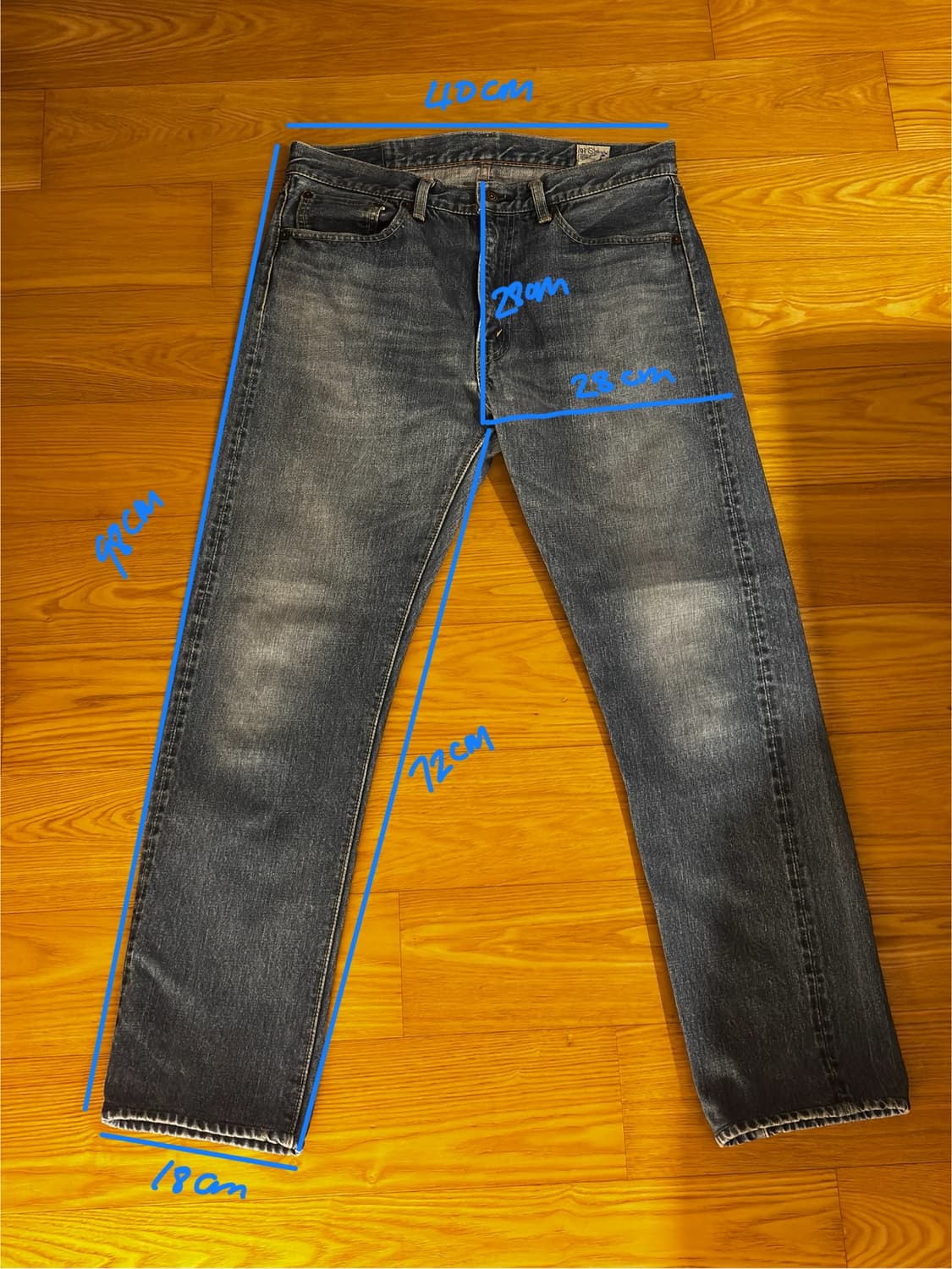 오어슬로우 OrSlow 107 2year wash 상품이미지6