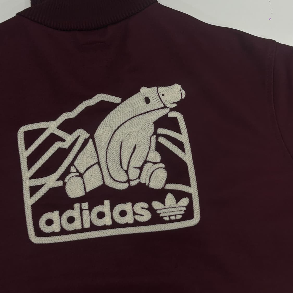 Adidas 아디다스 베켄바우어 폴라베어 자수 딥퍼플 져지  상품이미지8