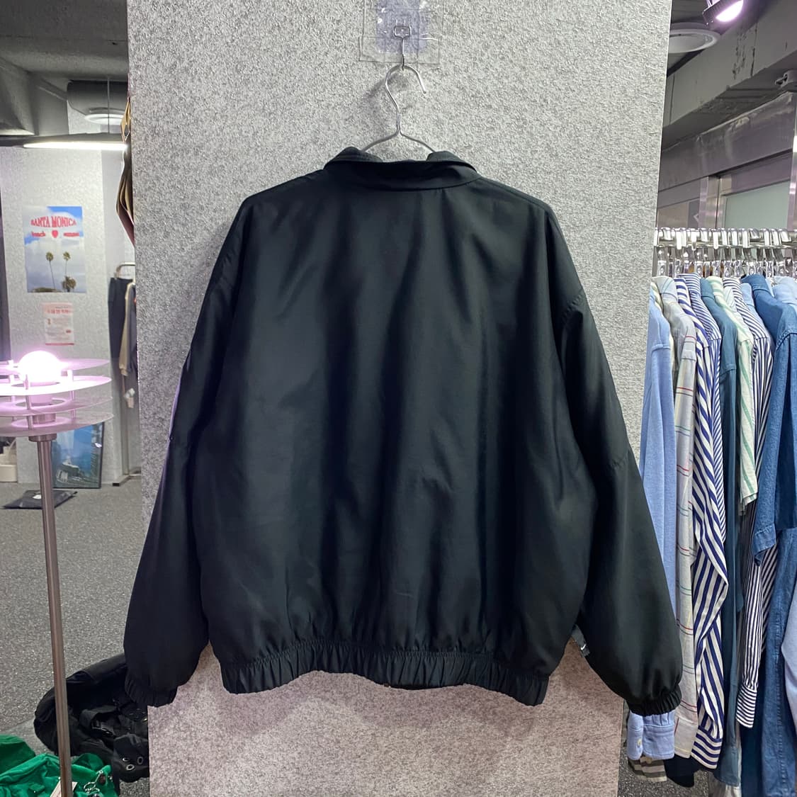 나이키 NRG 솔로스우시 사틴 봄버 블랙자켓B4346 상품이미지6