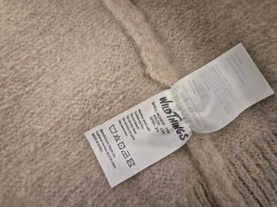 와일드띵스 모헤어 가디건 상품이미지6