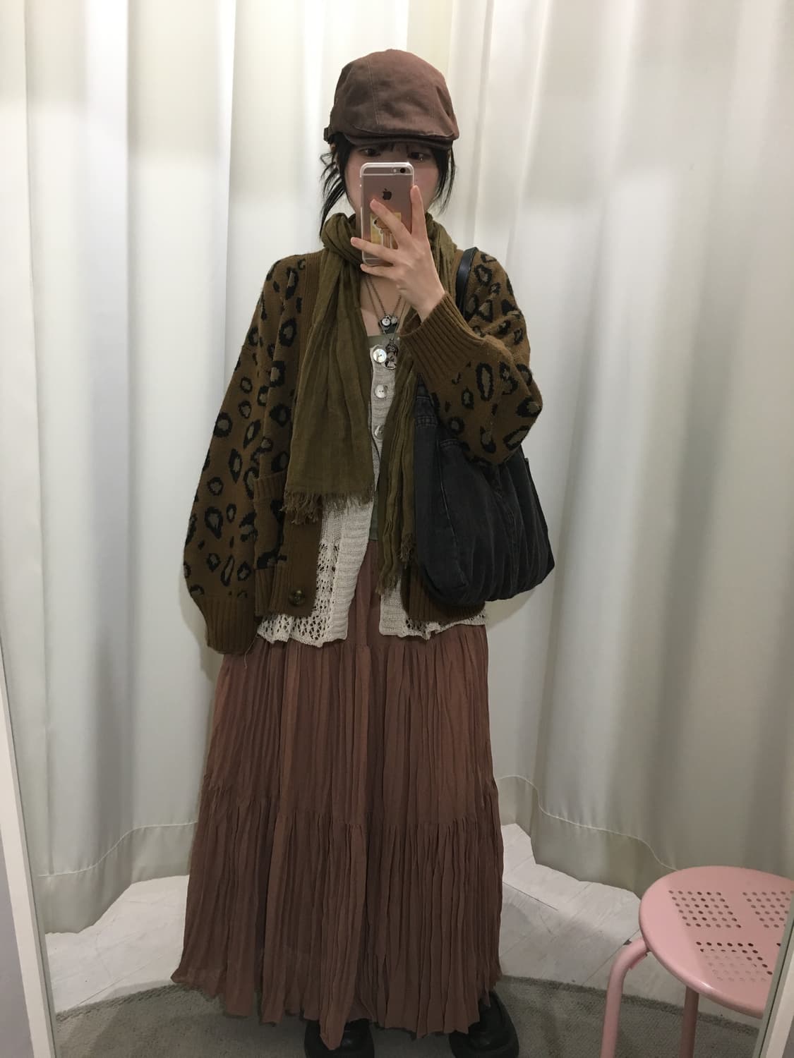 Cozy Leopard Pocket Cardigan 상품이미지4