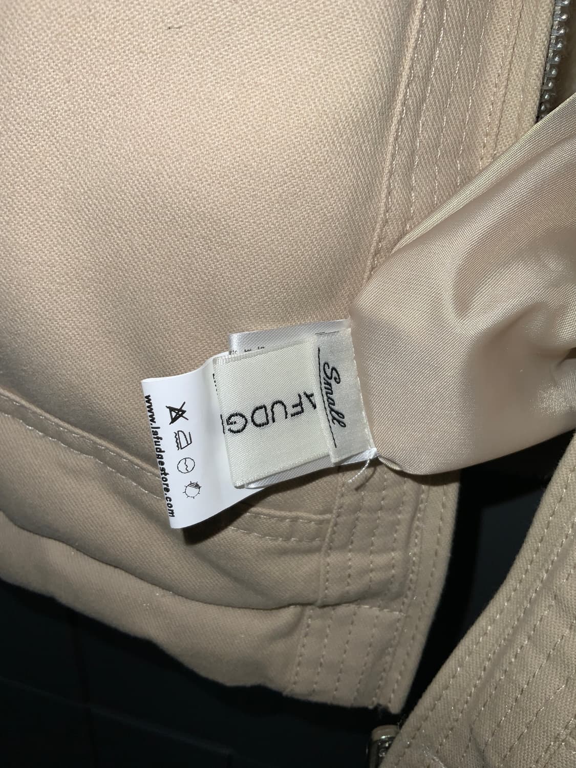 라퍼지스토어 리버시블 쉬링 무톤 몬스터 패딩 S 상품이미지5