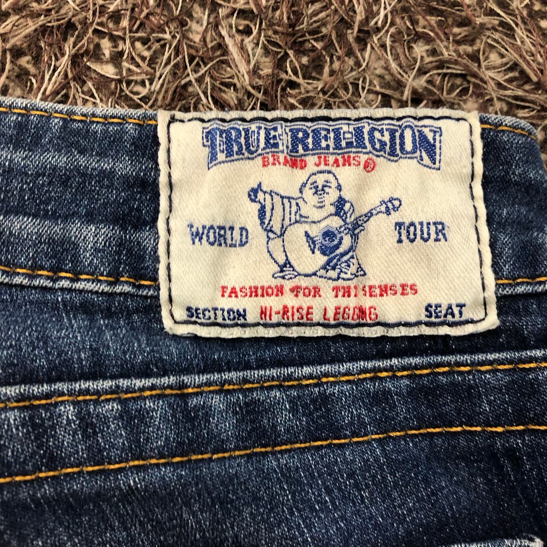 트루릴리전 하이 라이즈 워싱 데님 팬츠 상품이미지6