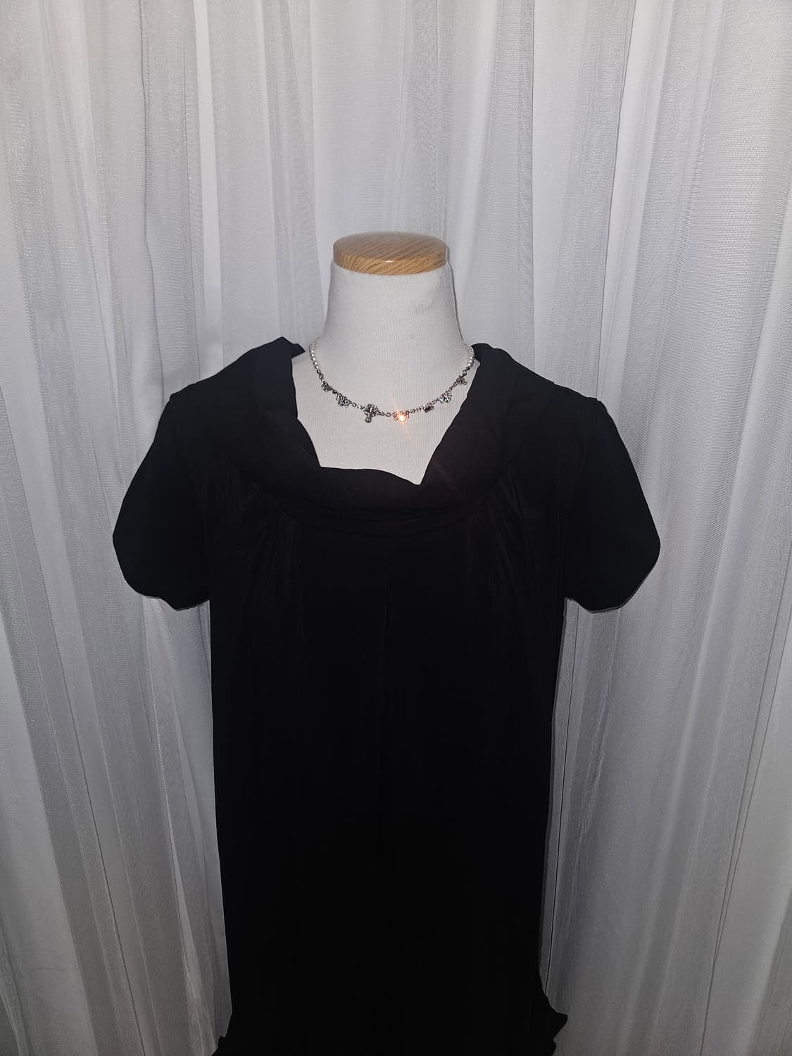 ryu 공겜 히메 블랙 레이스 드레스 상품이미지2