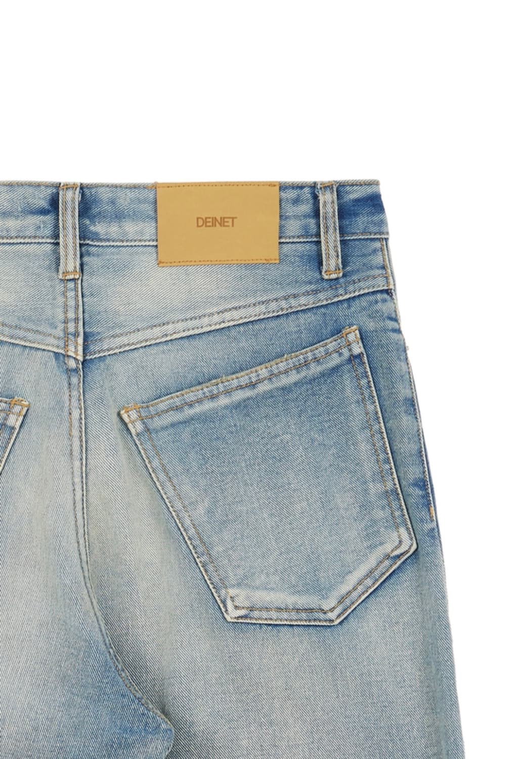 다이닛 faded straight denim in light blue S 상품이미지6
