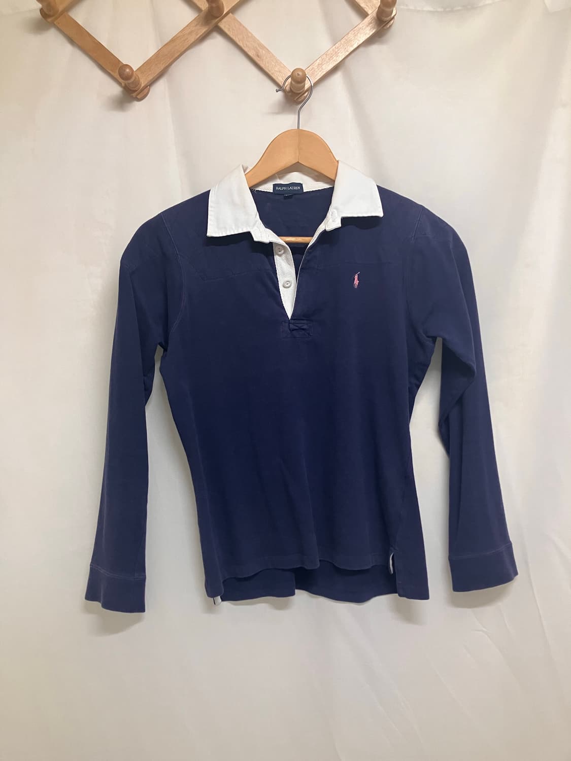 랄프로렌 네이비 럭비티 카라티 상품이미지1