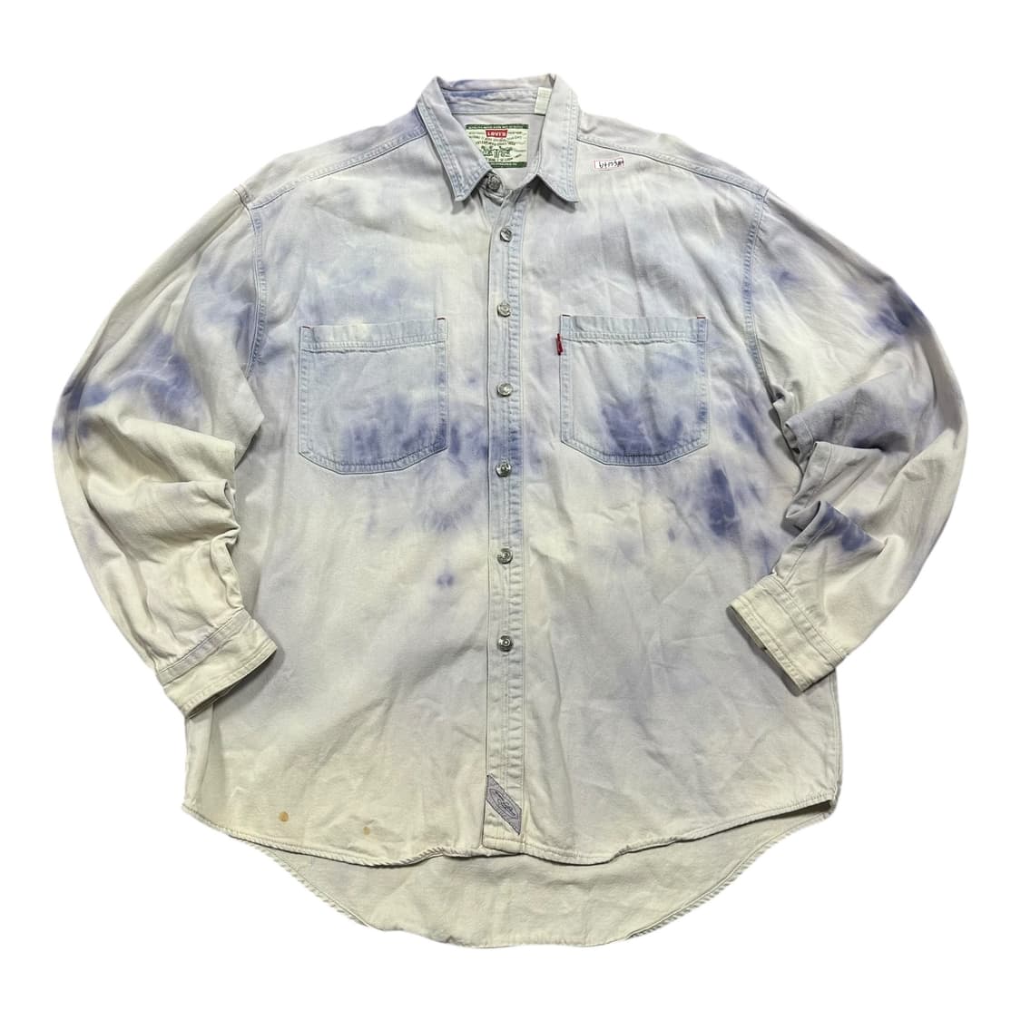 ✨ (바배) 리바이스 90s 투포켓 타이다이 데님 셔츠  상품이미지1