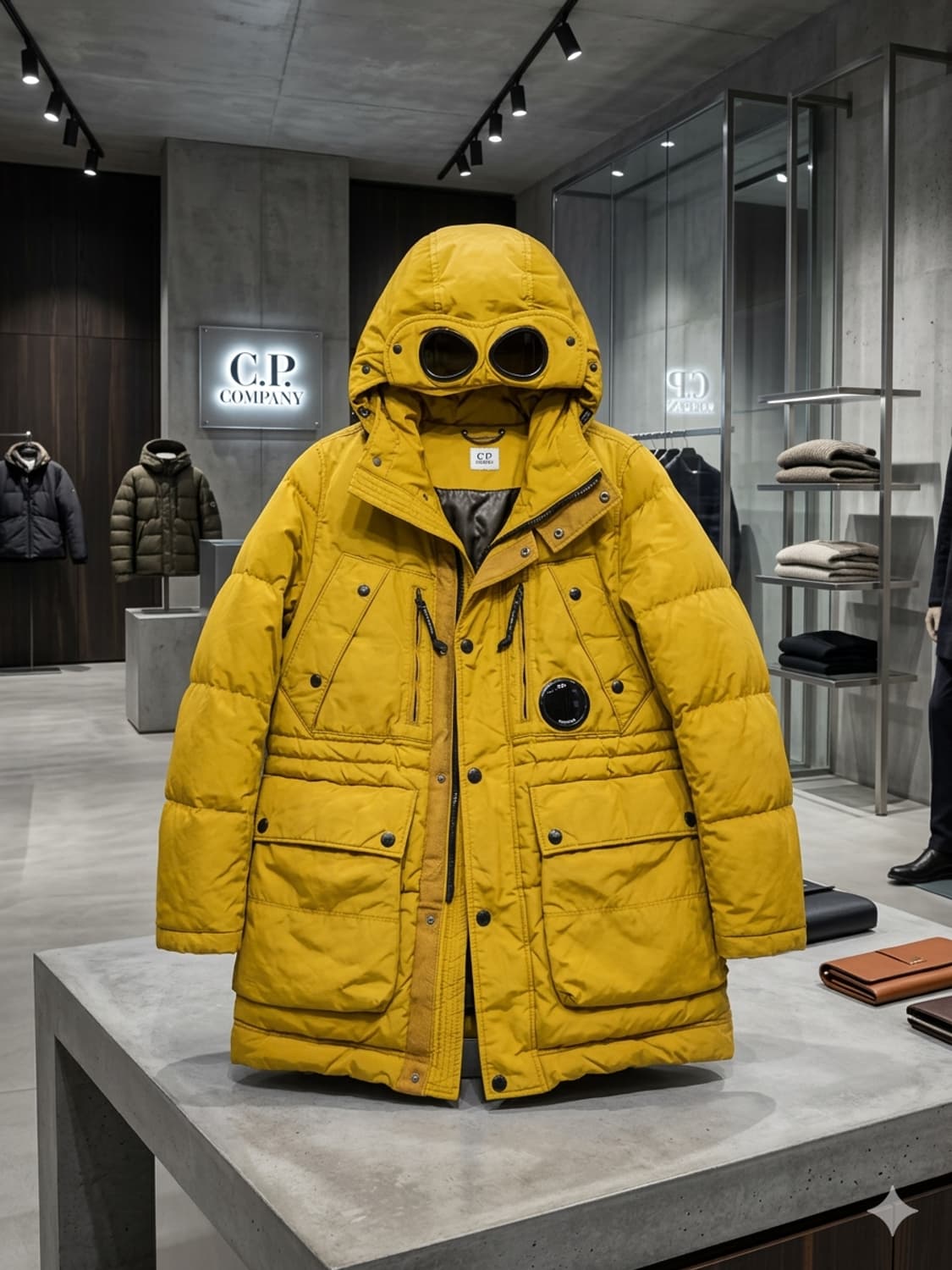 [정품] CP 컴퍼니 고글후드 방수방풍 다운 자켓 (95사이즈) 상품이미지2