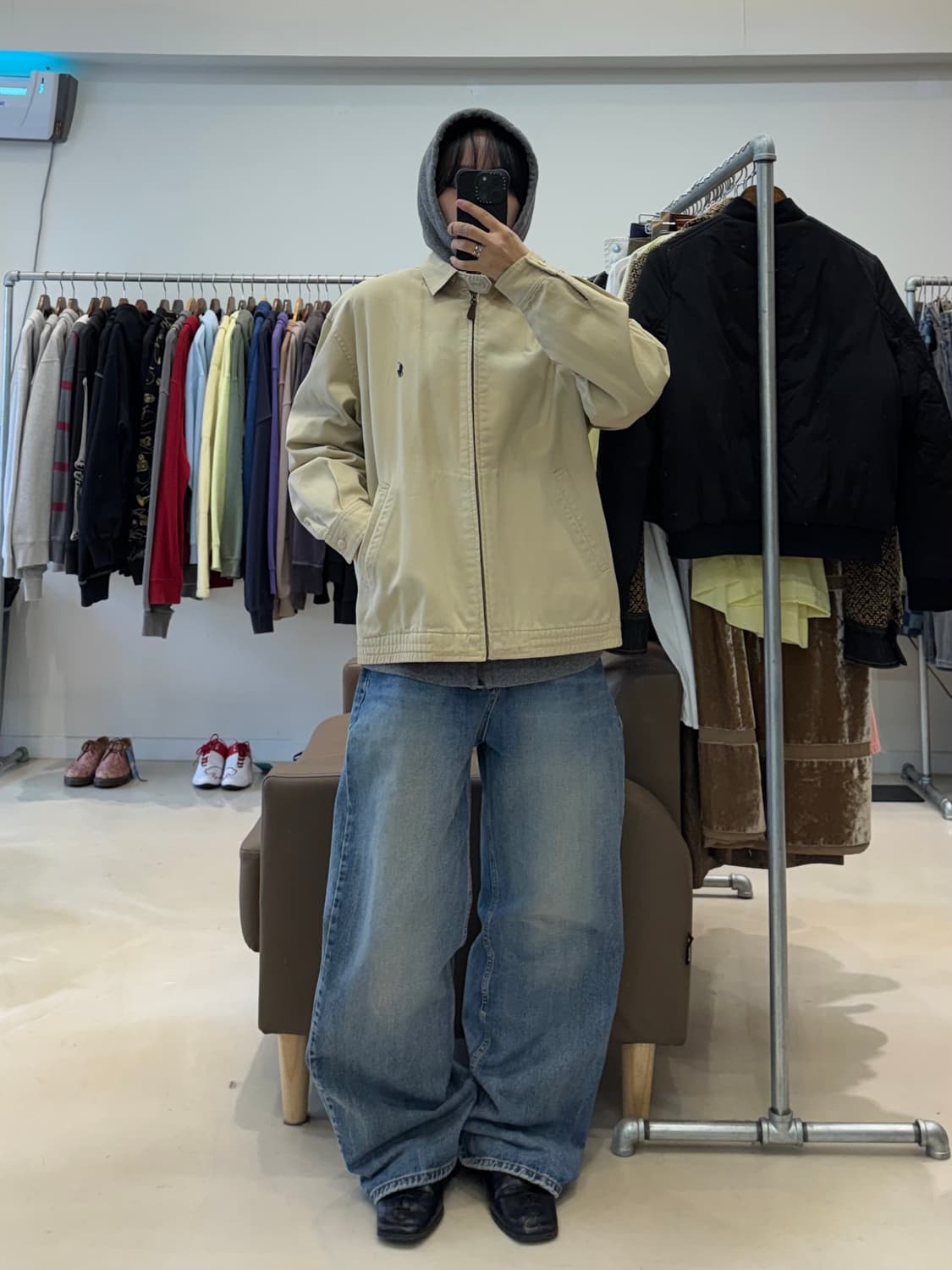 90s 폴로 랄프로렌 블루종 자켓 상품이미지6