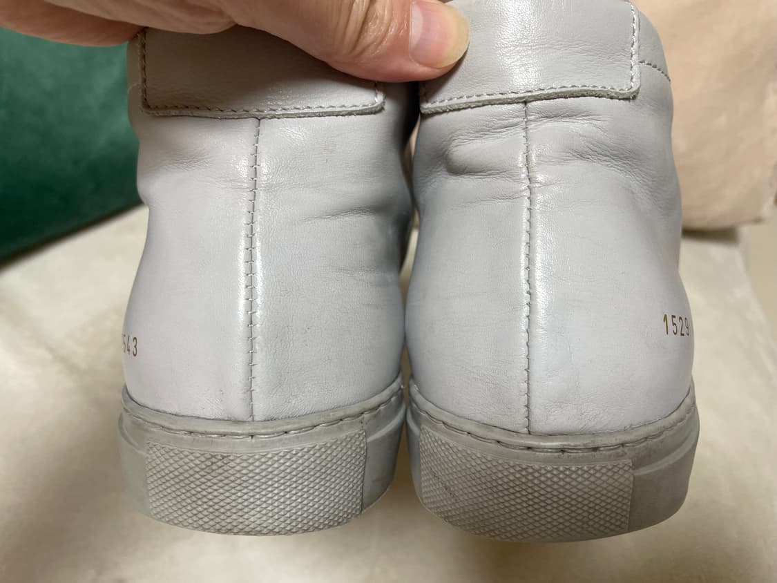 Common project 커먼프러젝트 라이트그레이 하이탑40 상품이미지4