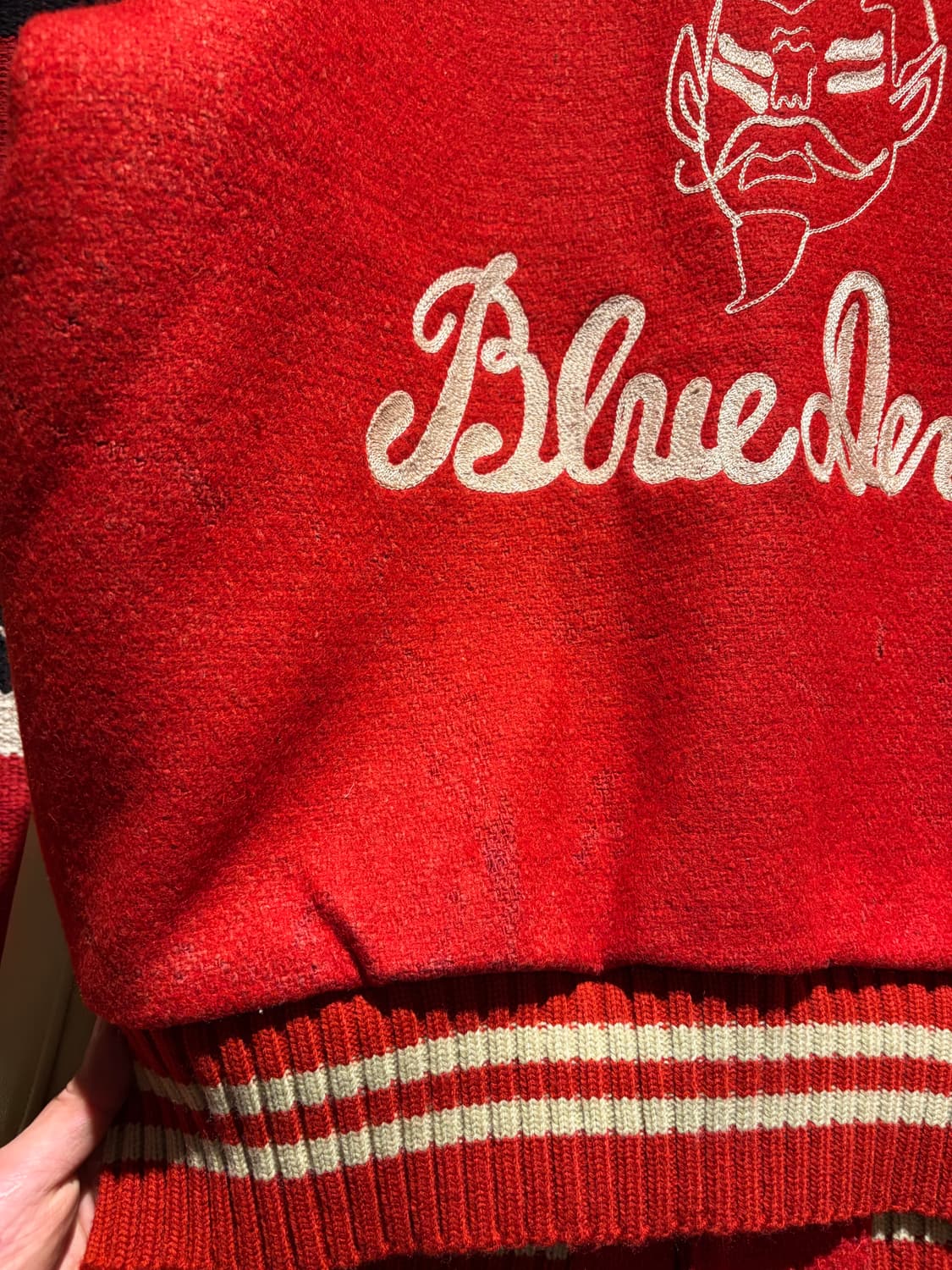 90s Houston chain varsity /휴스턴 체인스티치 바시티 상품이미지8