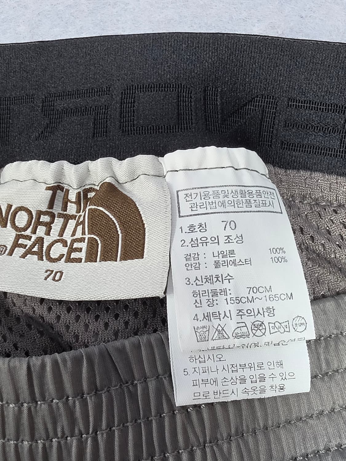 노스페이스 나일론 숏팬츠 실버그레이 쇼츠 상품이미지7
