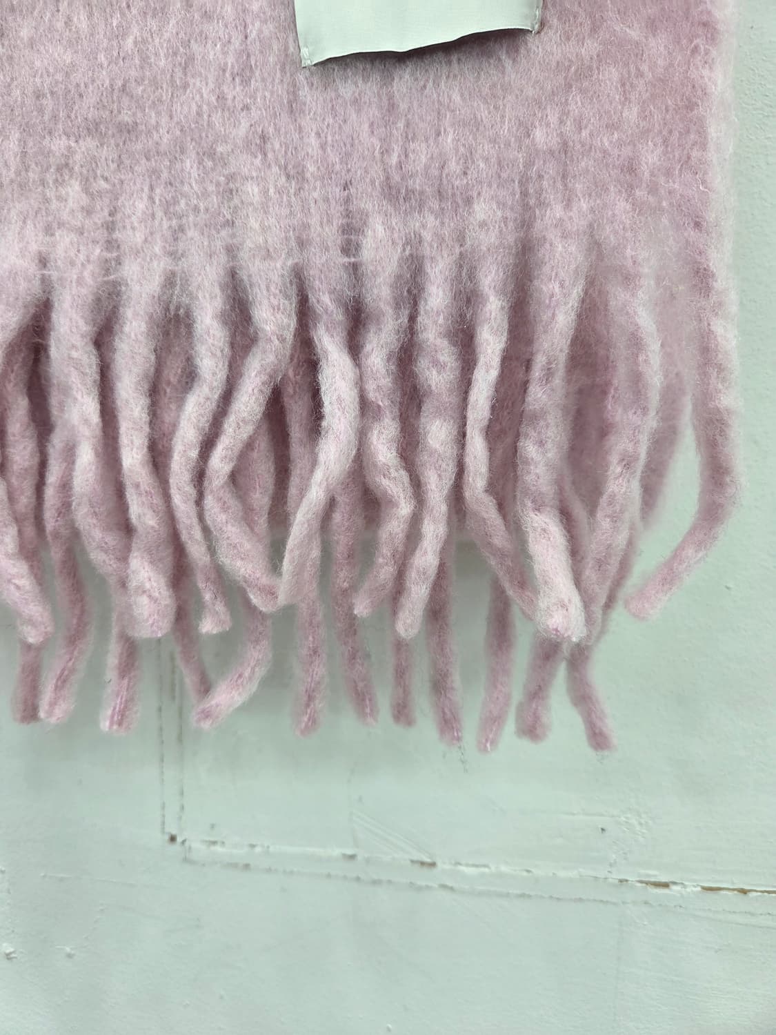 COS 코스 핑크색 모헤어 머플러 목도리 상품이미지4