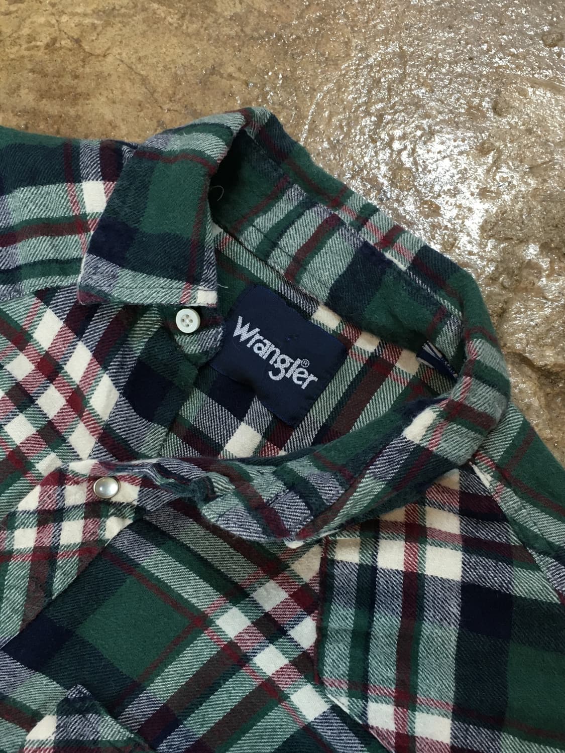 Wrangler 레트로 웨스턴 스냅 버튼 셔츠 상품이미지3