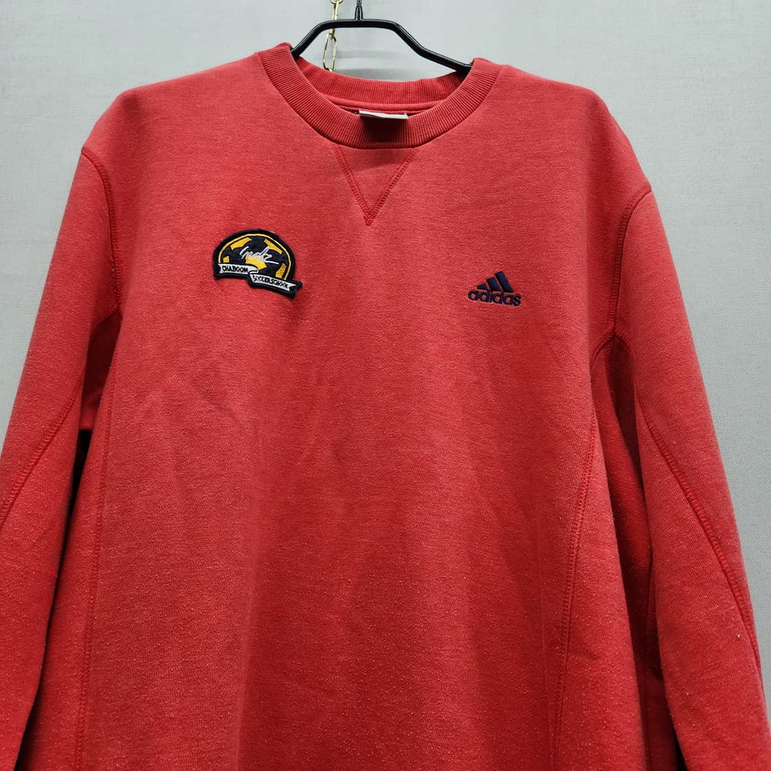 아디다스 차붐스쿨와펜 다홍색 맨투맨 105(XL) 상품이미지3