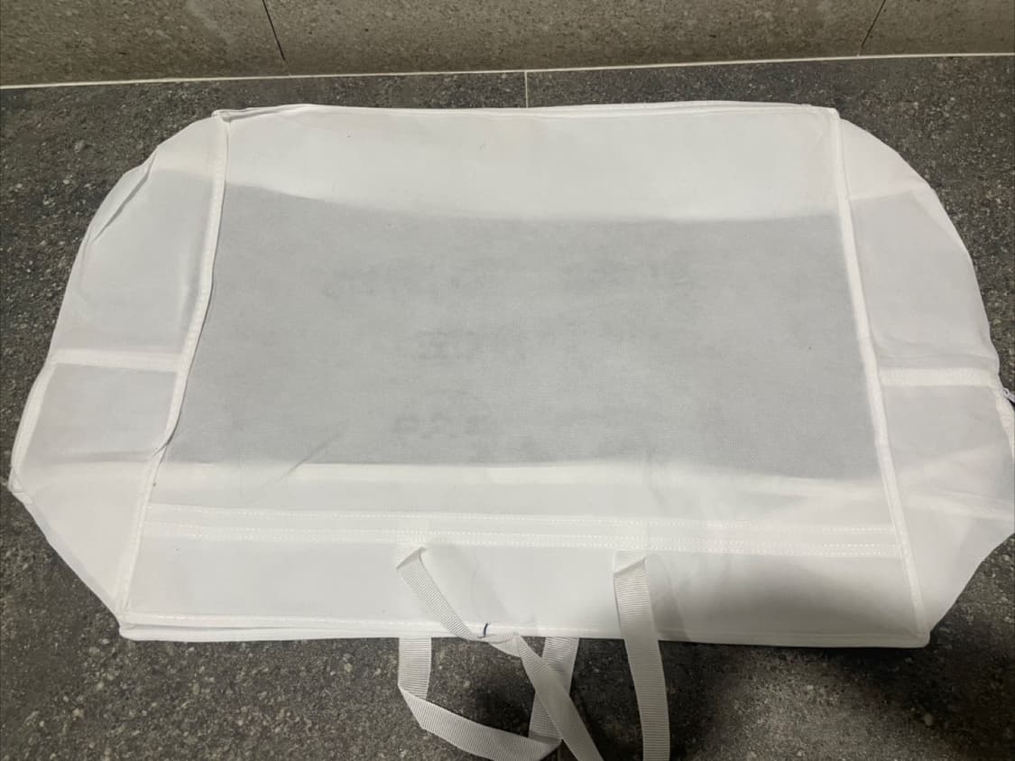 투명 이불가방 부직포 보관가방 쇼핑백 이사가방 정리함 수납파우치 500개 상품이미지3