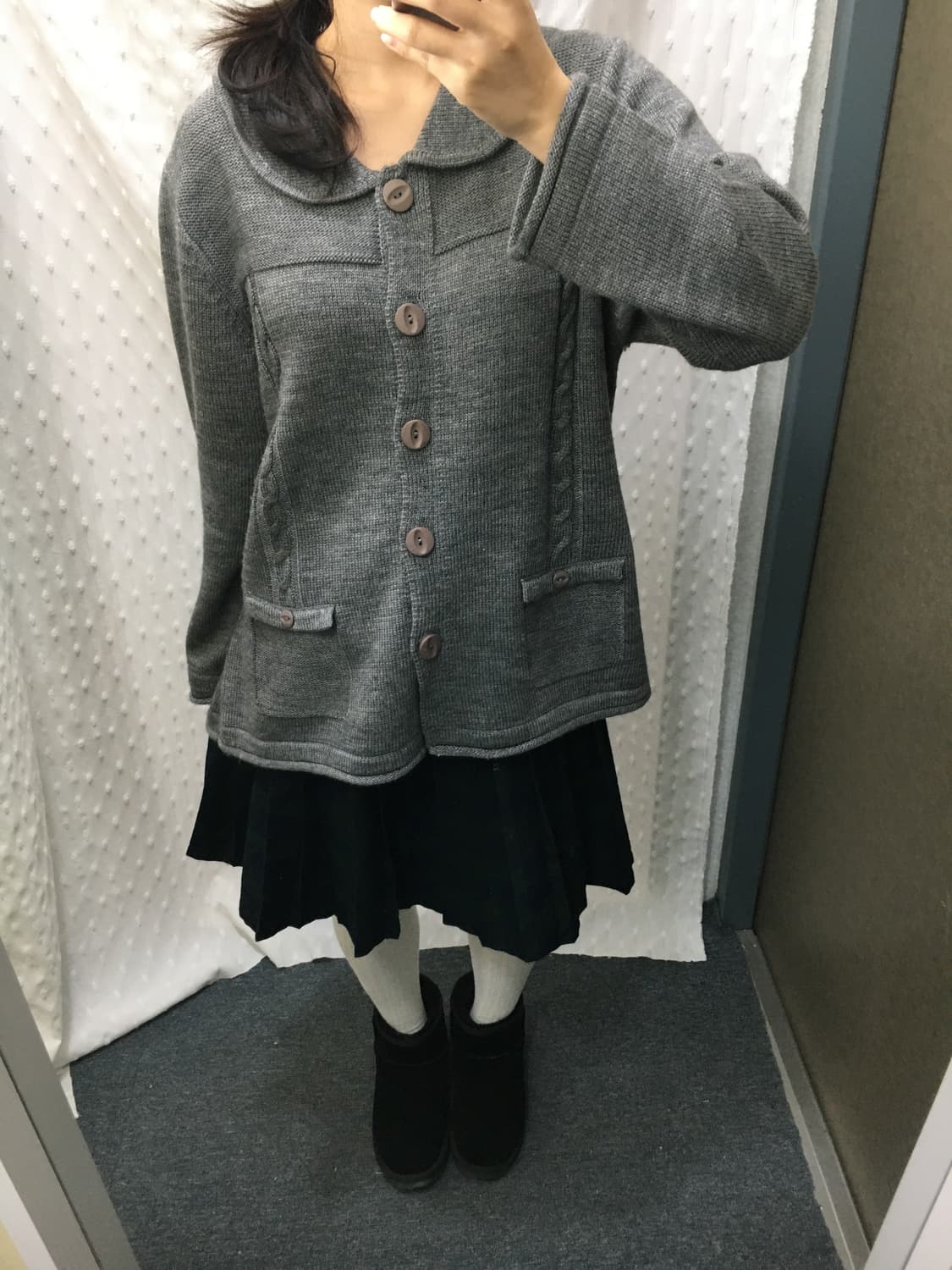 타탄체크 플리츠 미니 스커트 상품이미지3